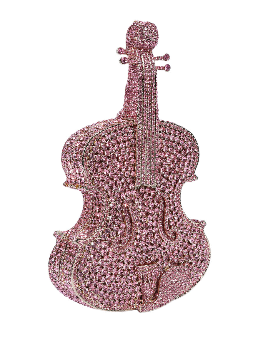 Guitar Rose Gold Clutch