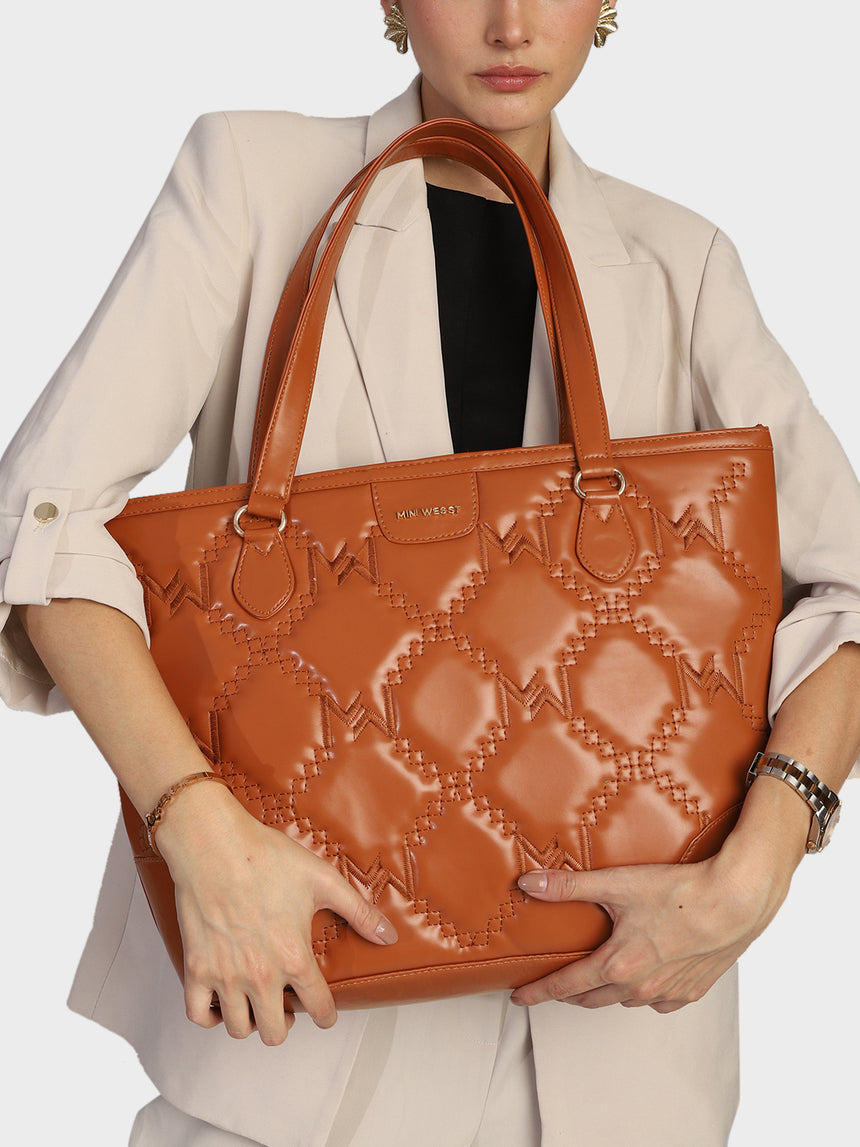 Berlin Brown Tote