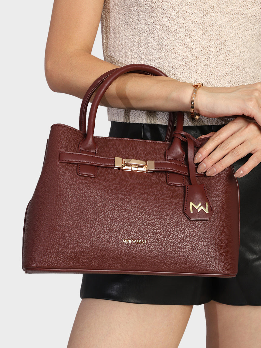 Zurich Maroon Handbag