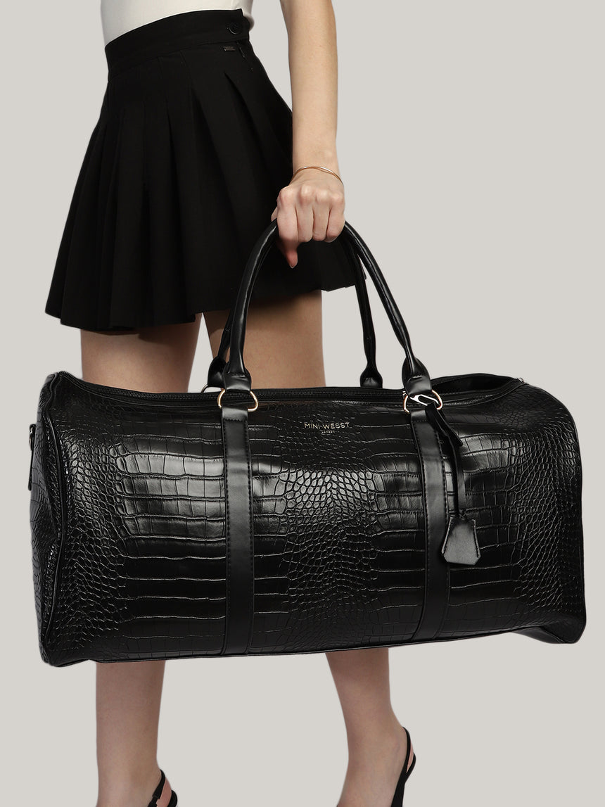 Istanbul Black Duffle