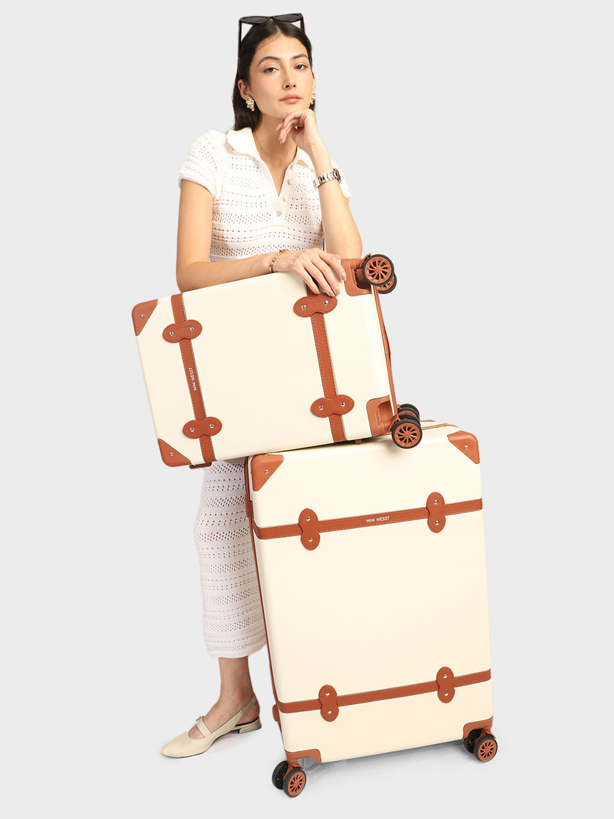 Emily In Paris Beige Set Of Small & Medium