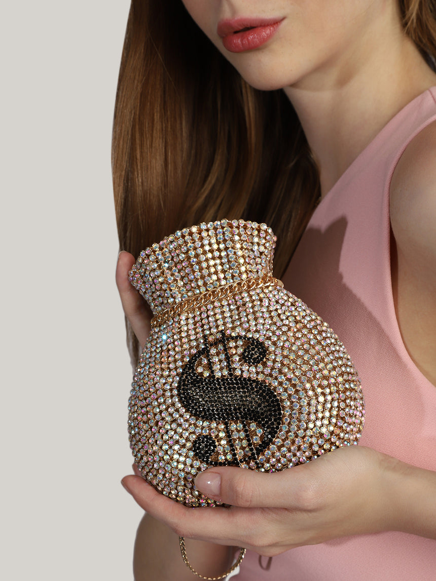 Dollar Multicolor Clutch