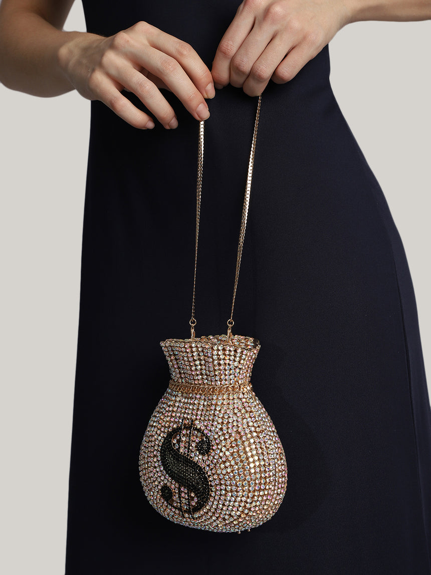 Dollar Multicolor Clutch