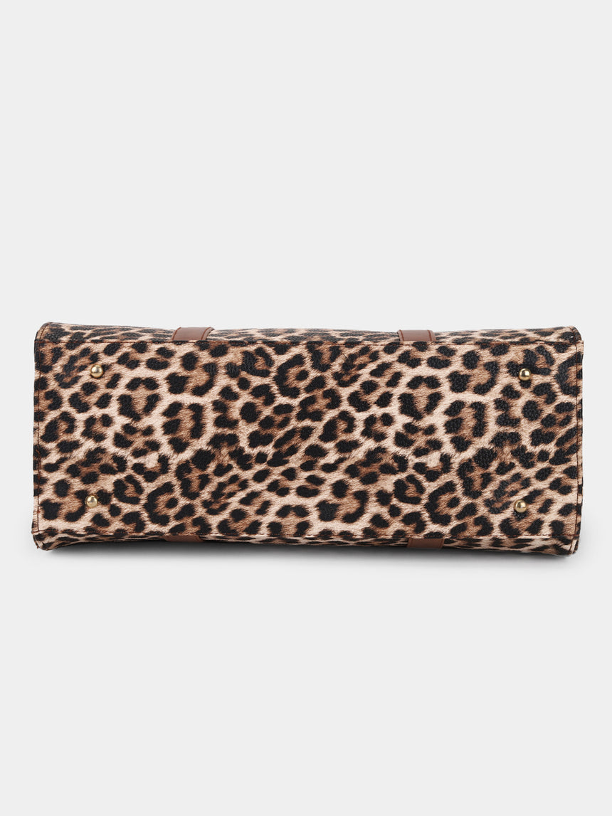 Leopard Printed Tote Bag