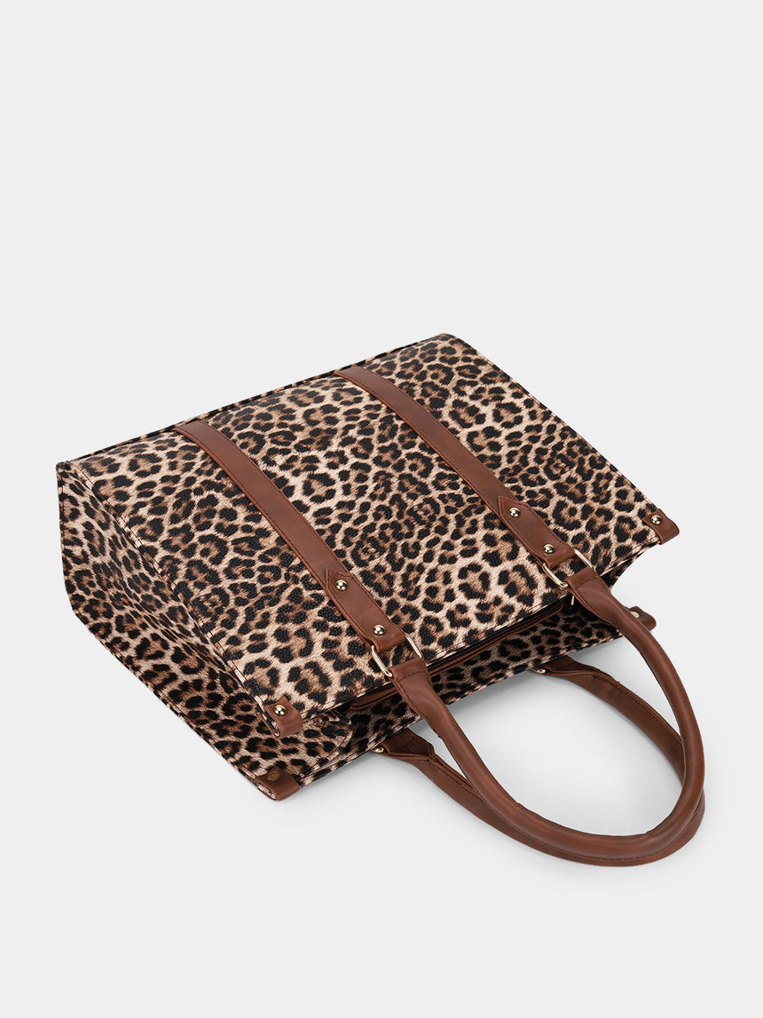 Leopard Printed Tote Bag