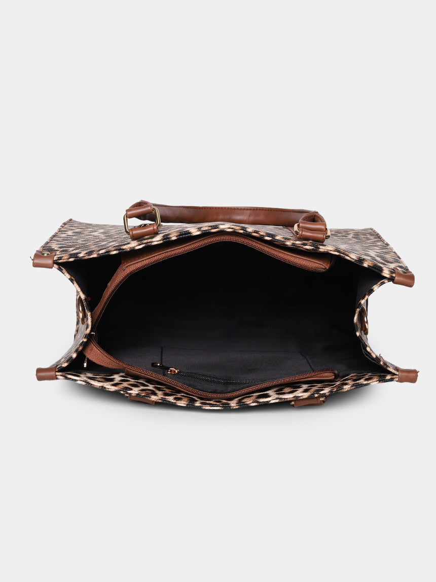 Leopard Printed Tote Bag