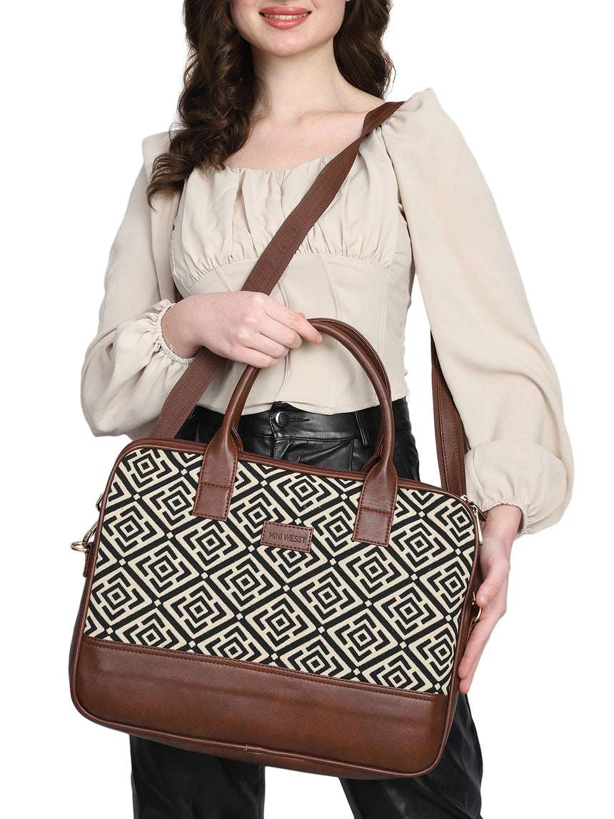Women's Printed Laptop Bag