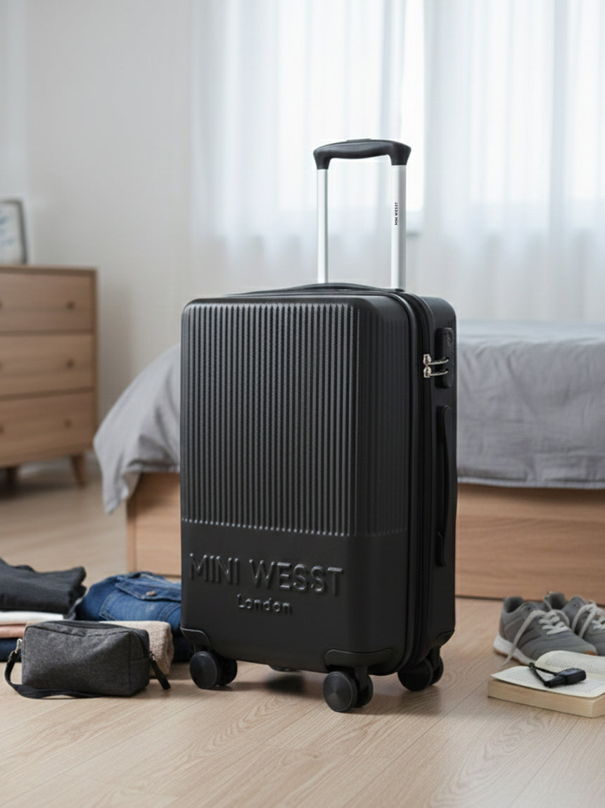 Mw London Check-In Black Medium Luggage