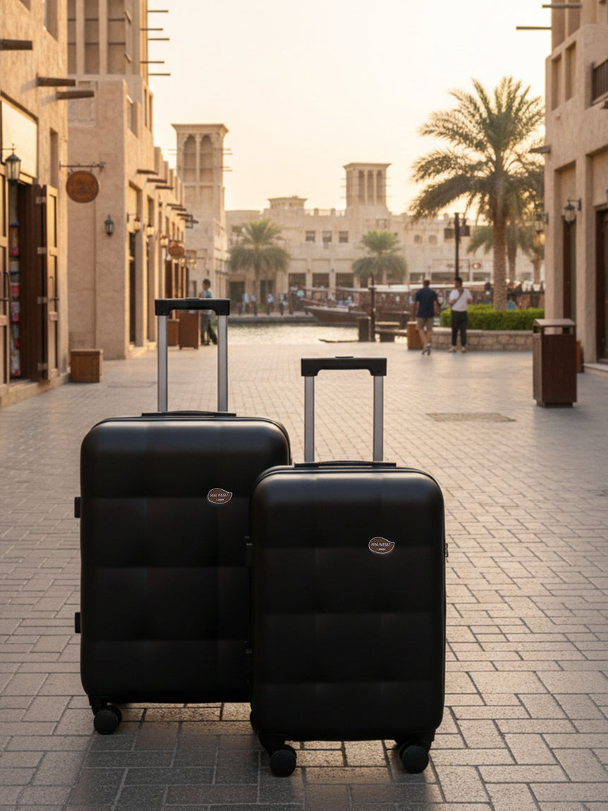 Marvel Black Set Of 2 Luggage