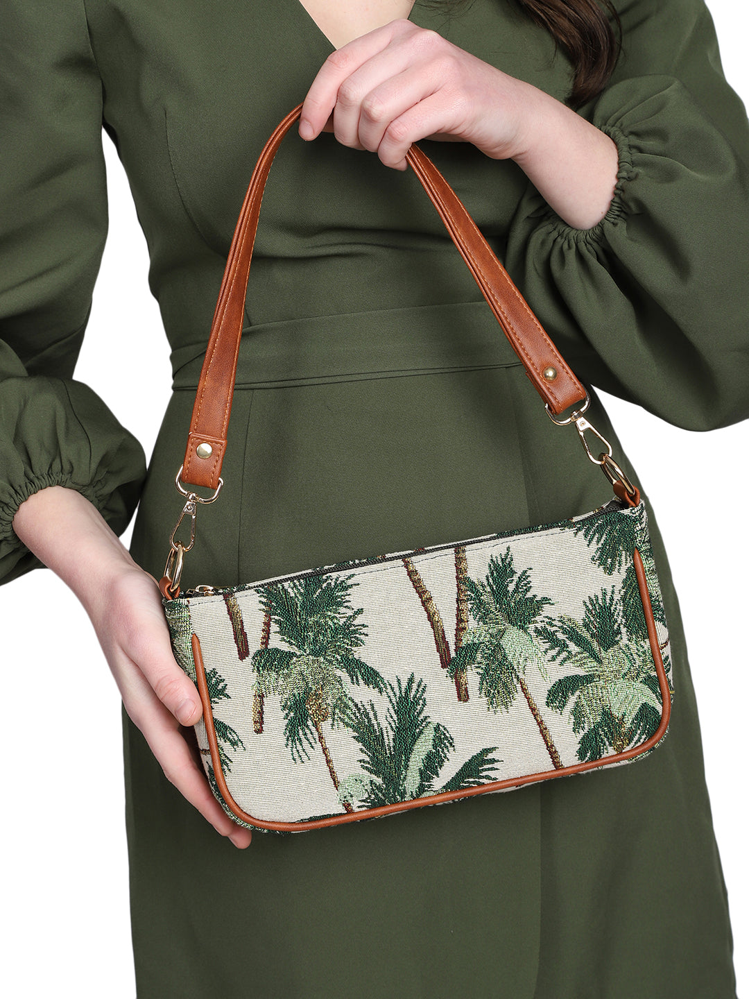 Women's Printed Handheld Bag