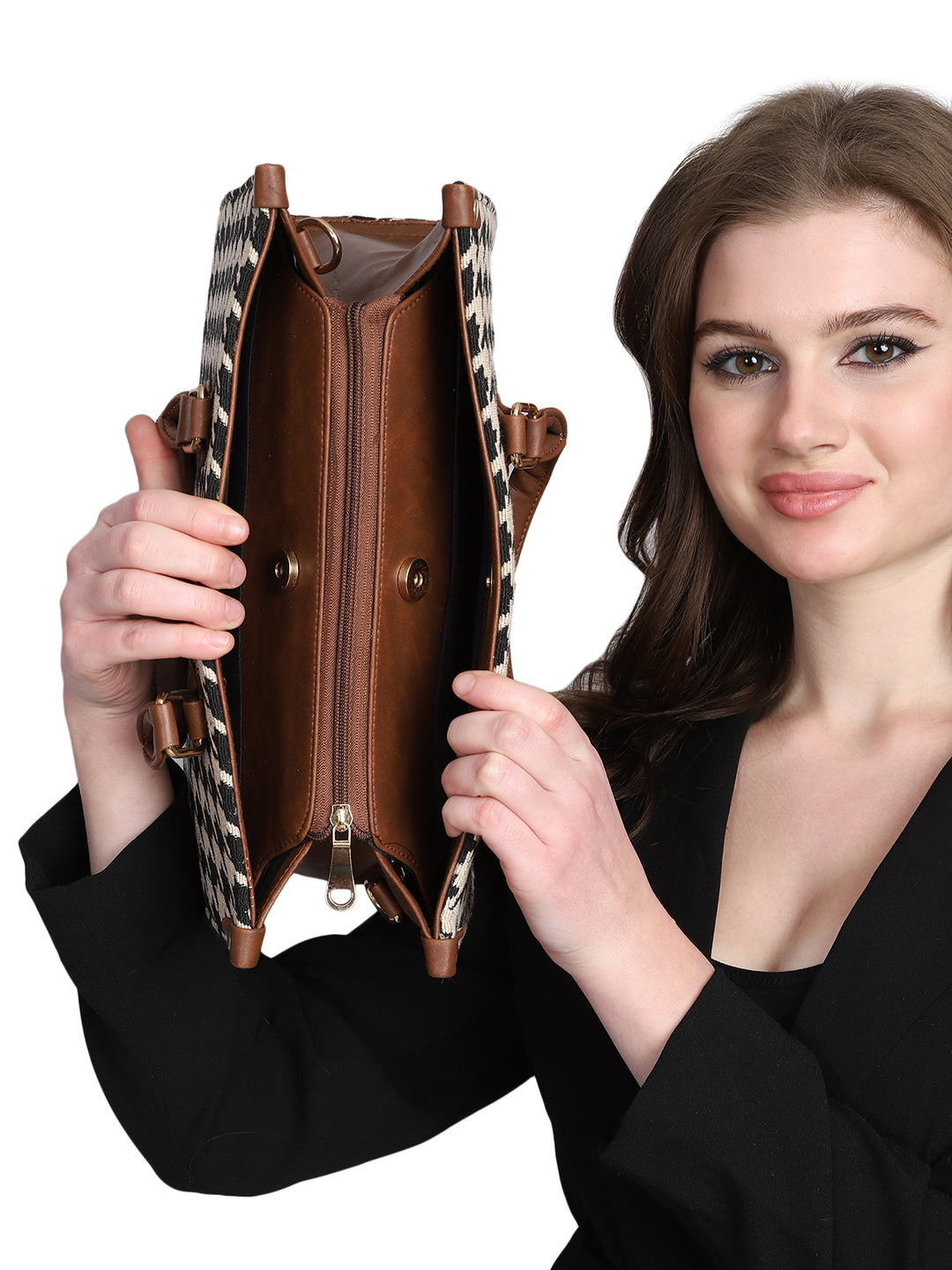 Women's Printed Handheld Bag