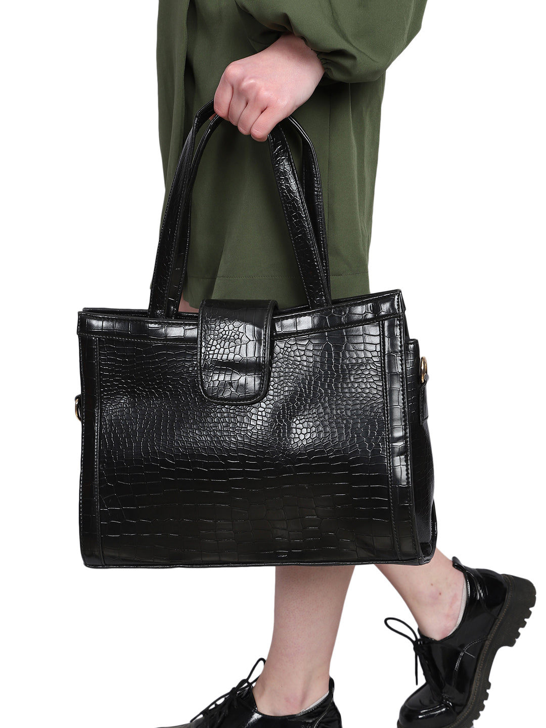 Mrs. Gavin Signature Black Hand Bag