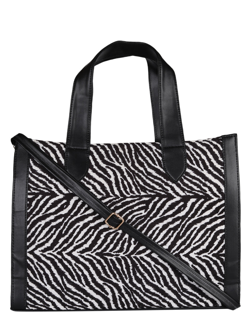 Manhattan Zebra Tote Bag
