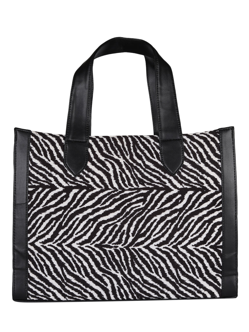 Manhattan Zebra Tote Bag