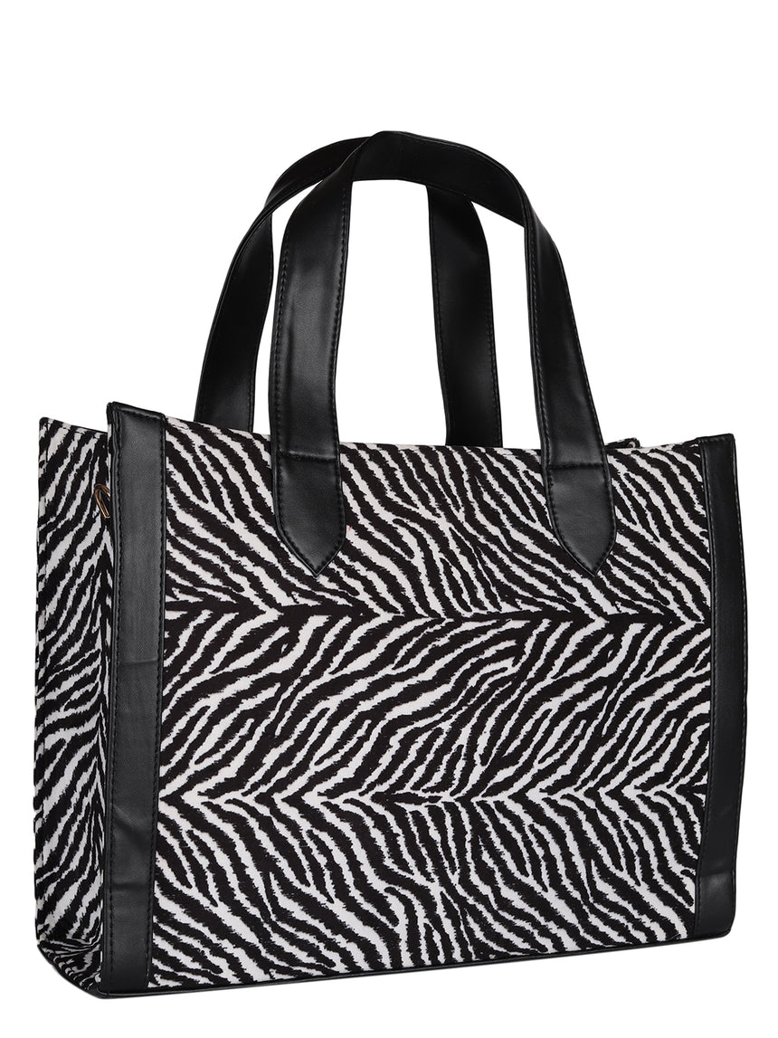 Manhattan Zebra Tote Bag
