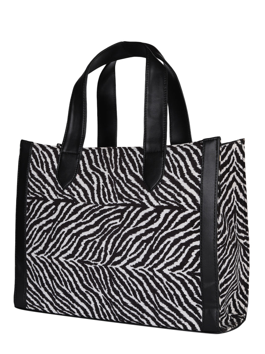 Manhattan Zebra Tote Bag