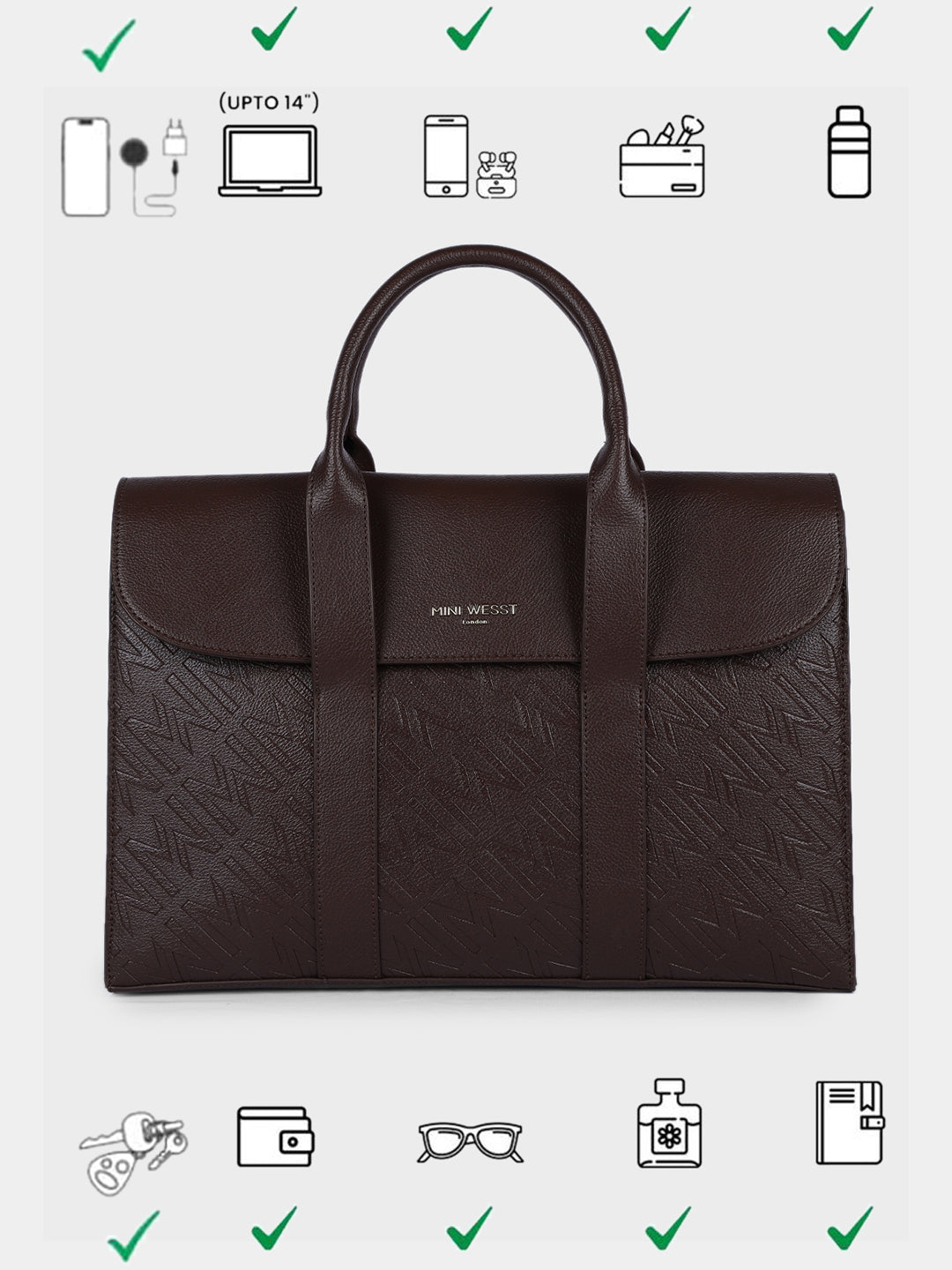HUSTON LUXURY LAPTOP BAG