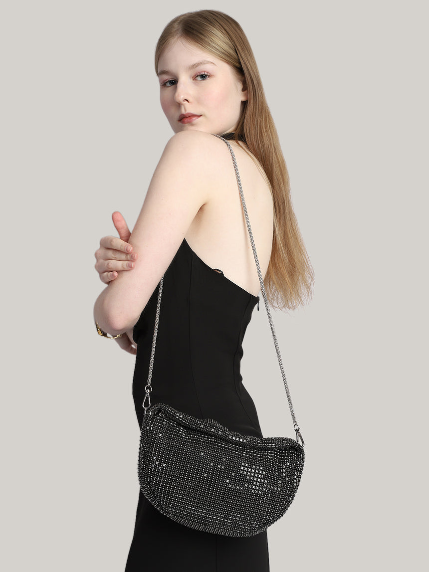 Valeria Black Clutch