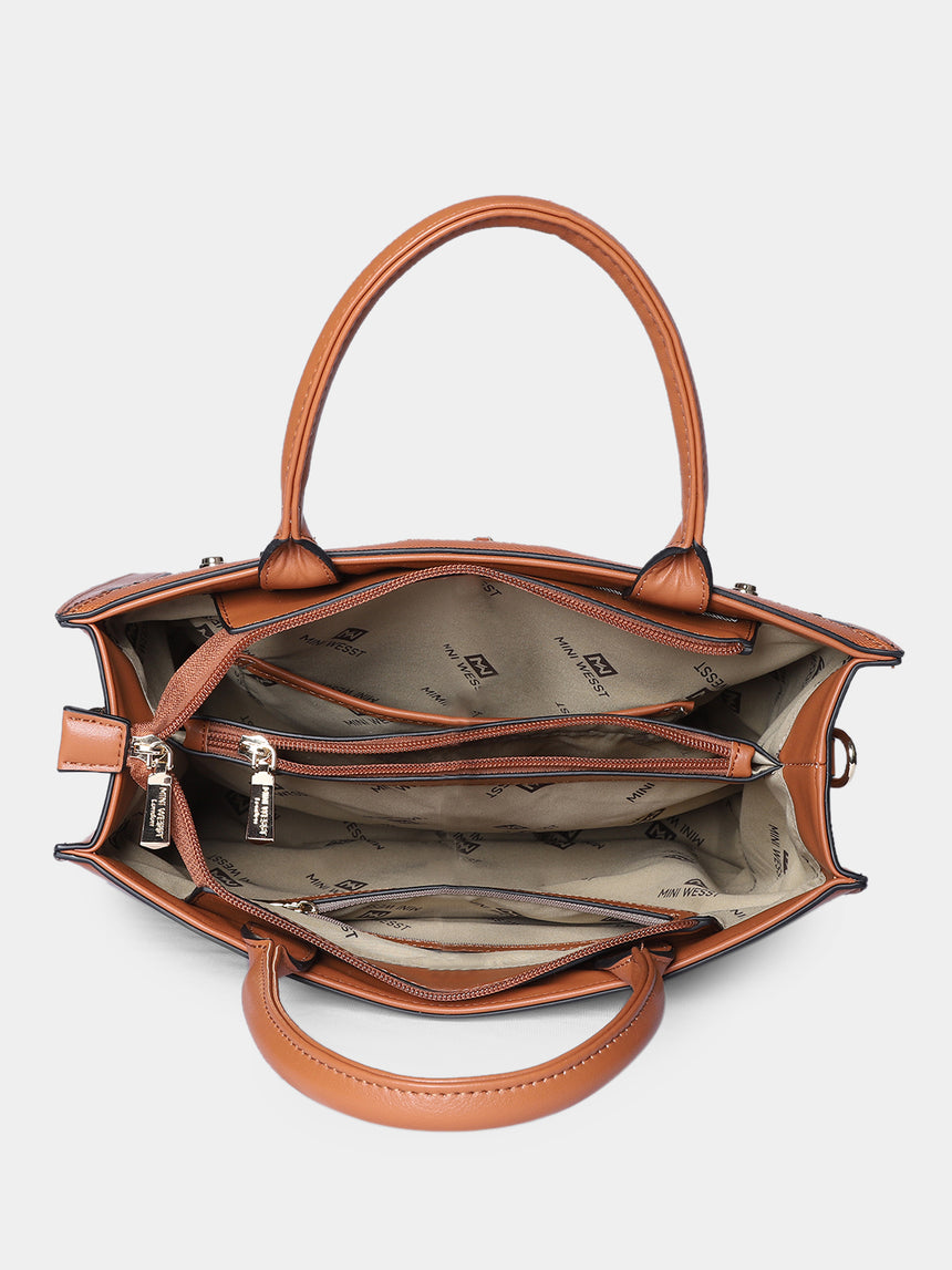 Broadway Luxe White London Tote