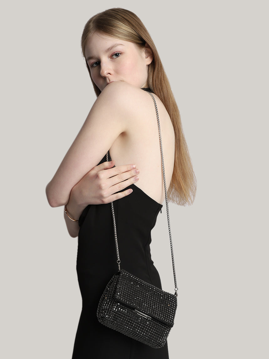 Valentina Black Clutch