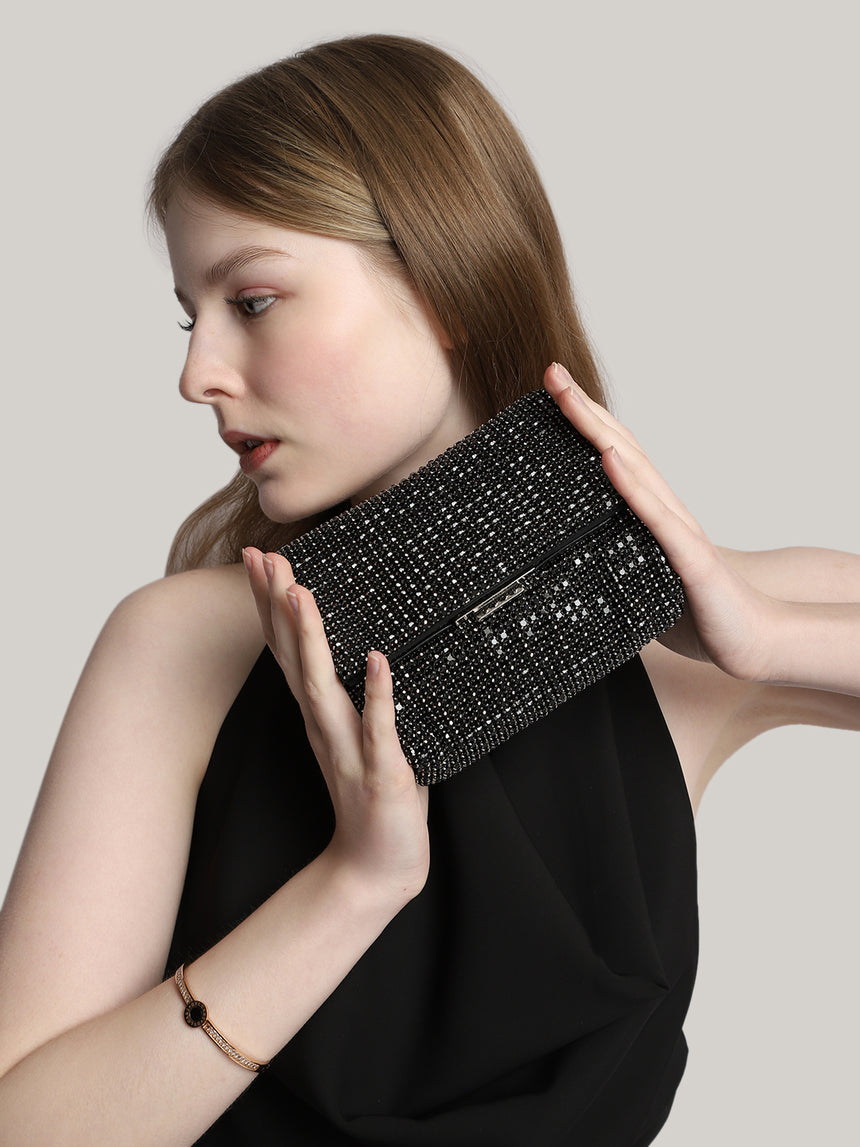 Valentina Black Clutch