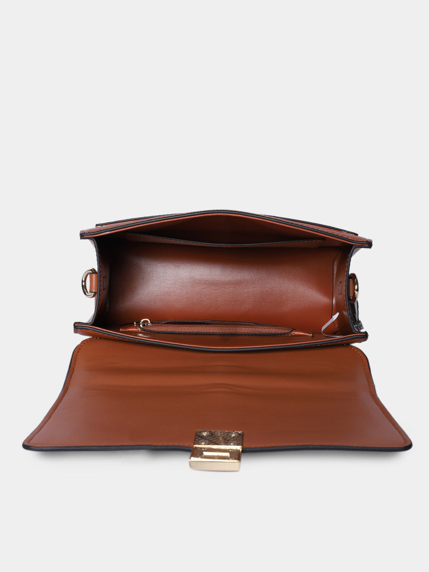 Bella Luxe White London Handbag