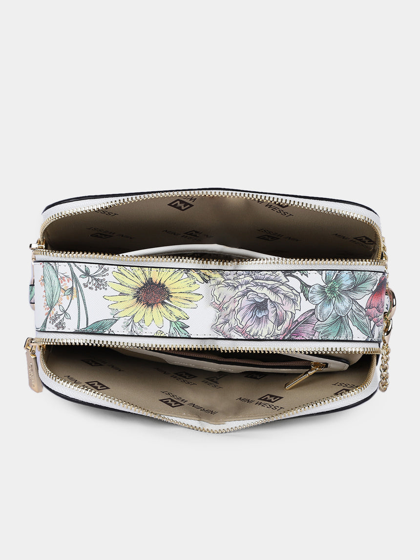 Uptown Luxe Printed Crossbody