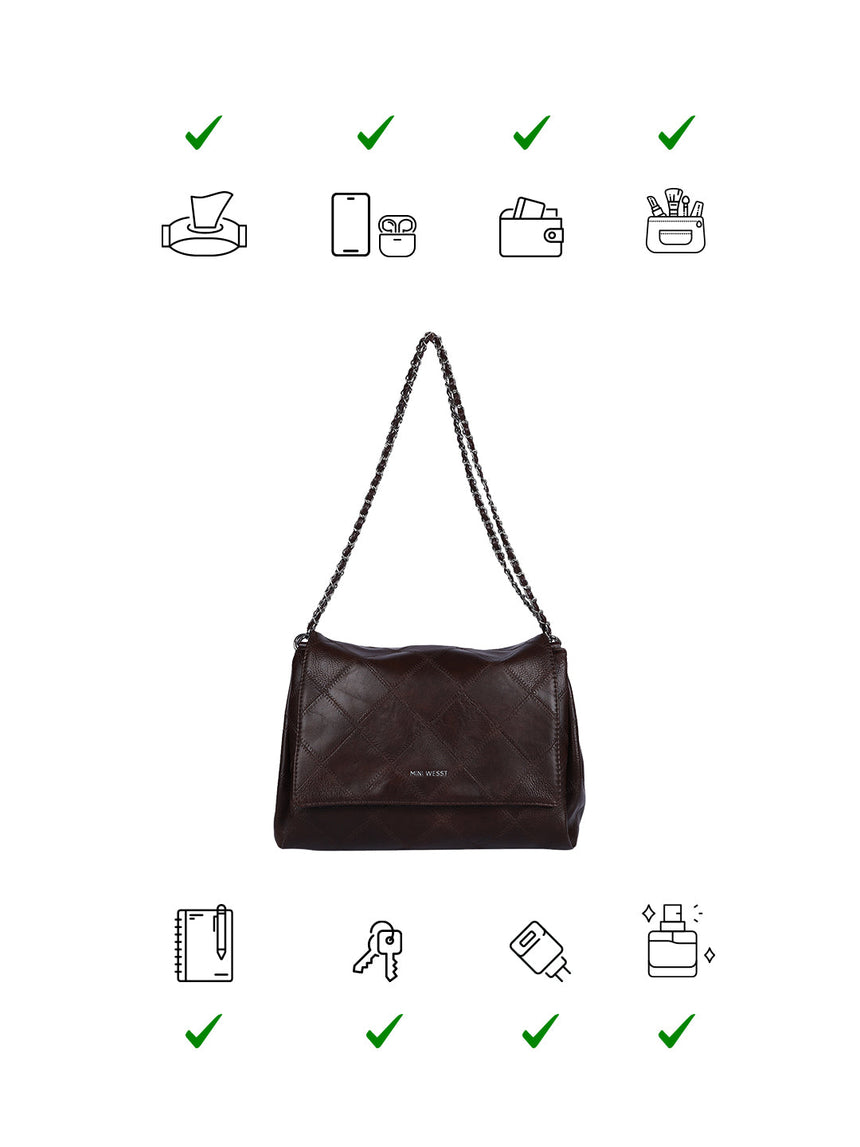 Milan Brown Sling Bag