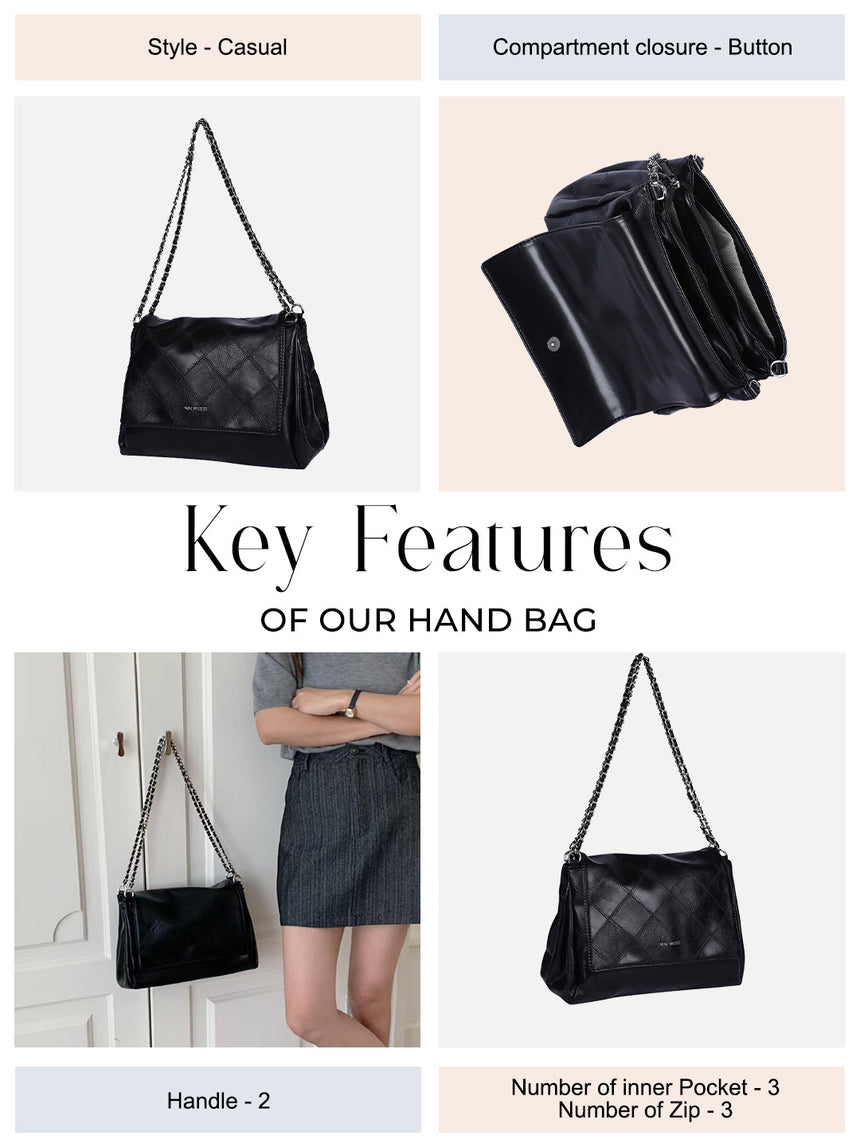 Milan Black Sling Bag