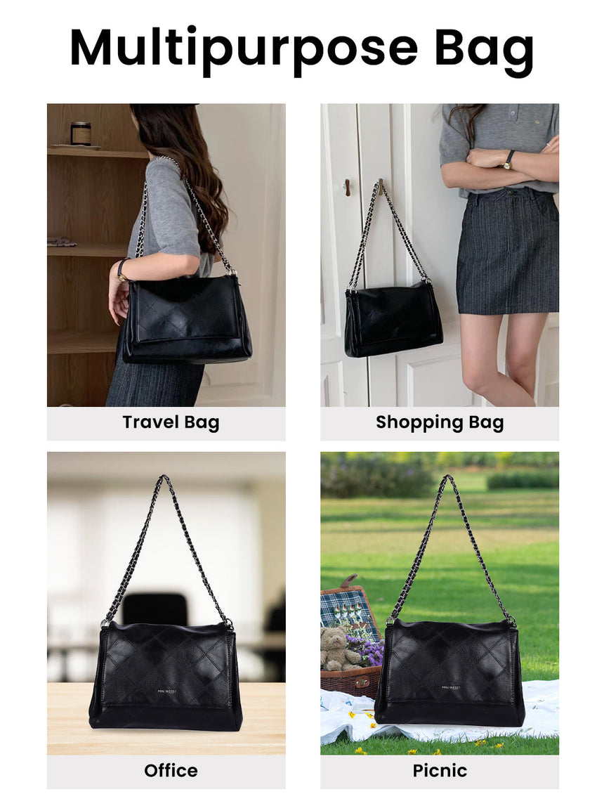 Milan Black Sling Bag