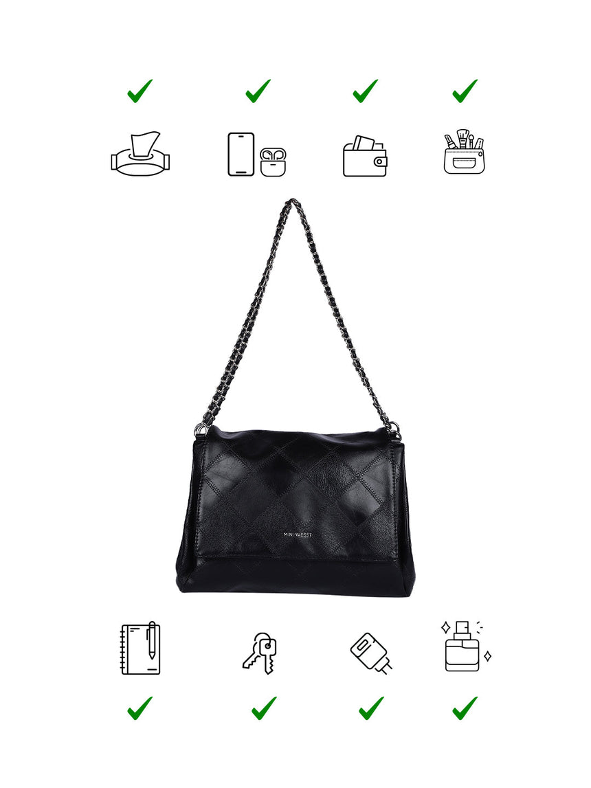 Milan Black Sling Bag