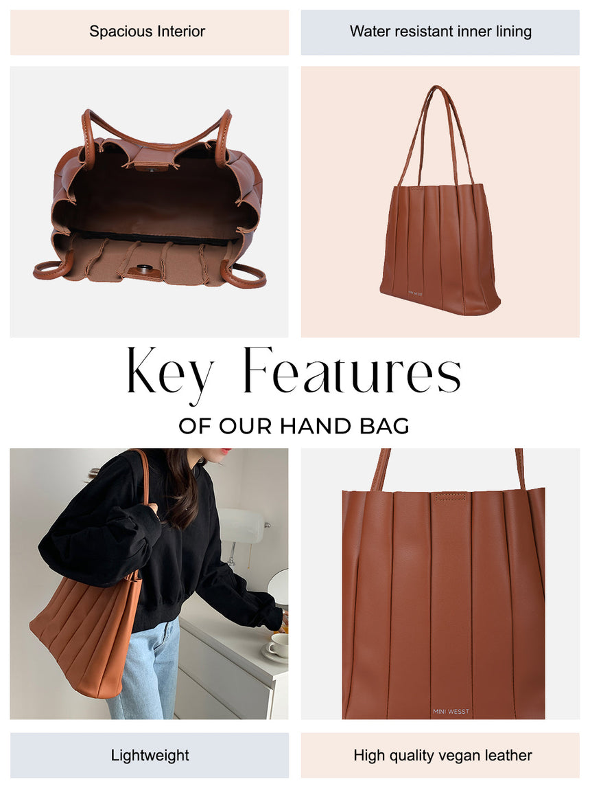 Leo Brown Shoulder Bag With Pouch