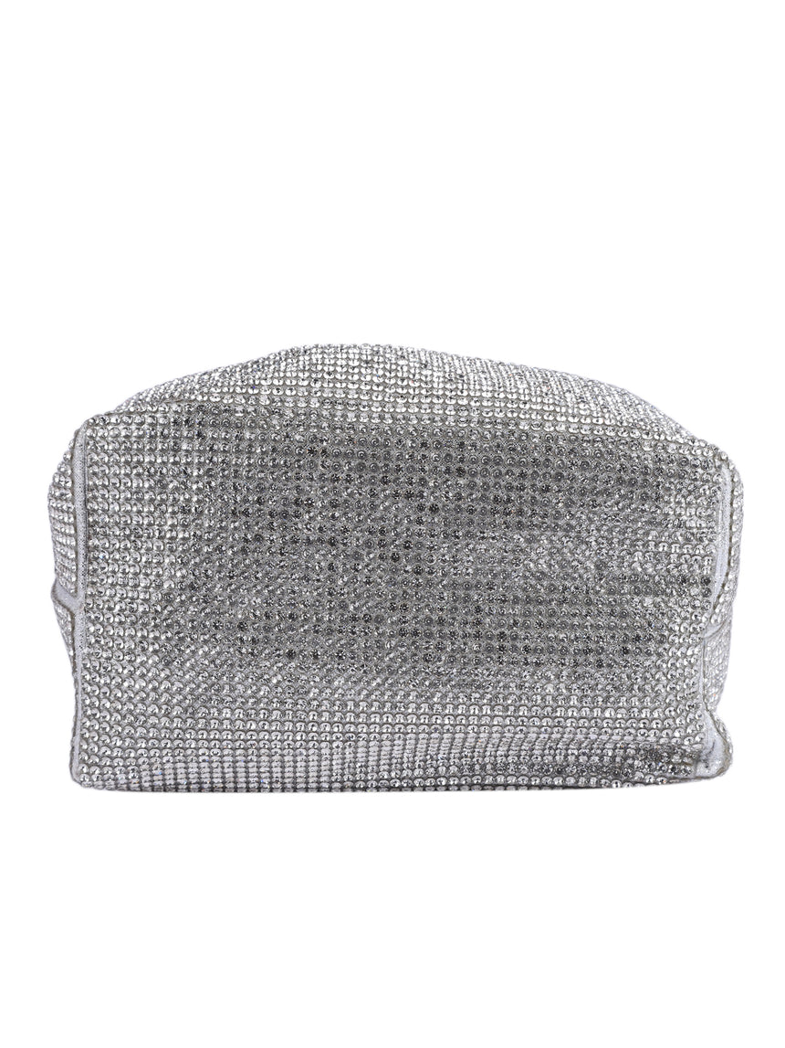 Scarlett Silver Clutch