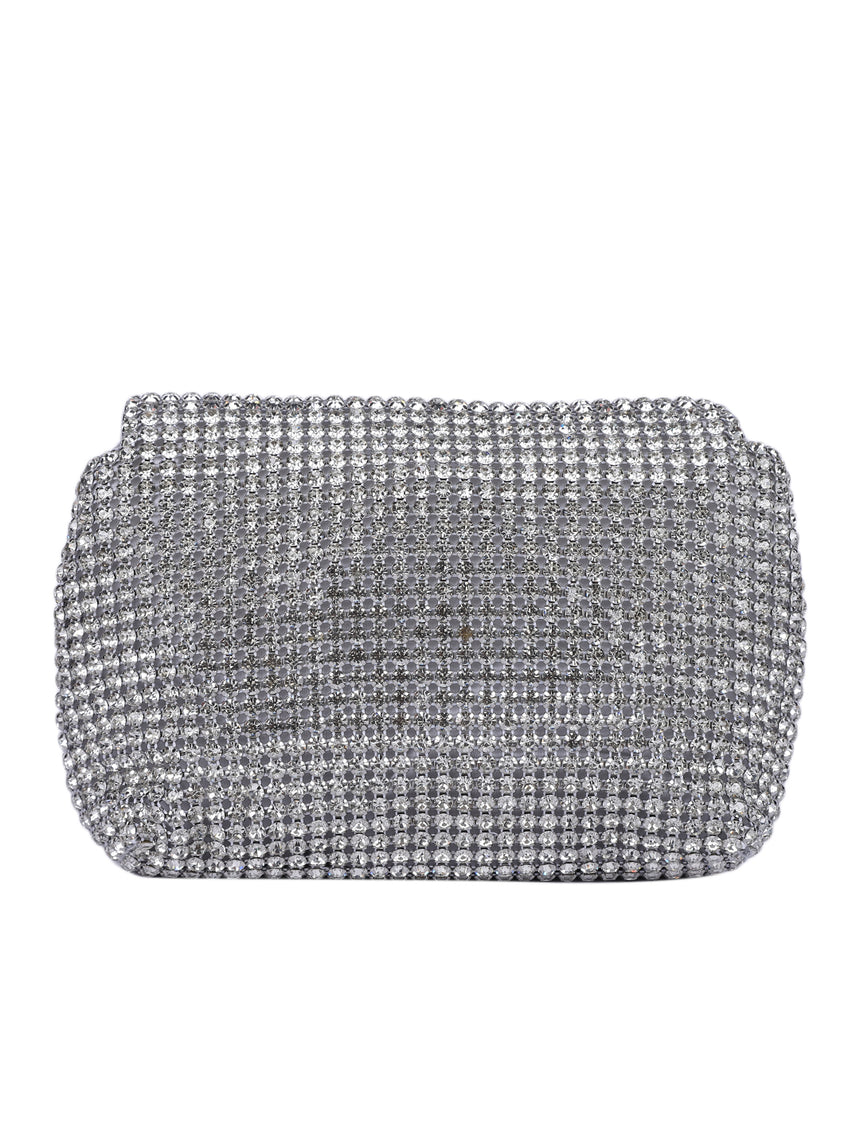 Valentina Silver Clutch