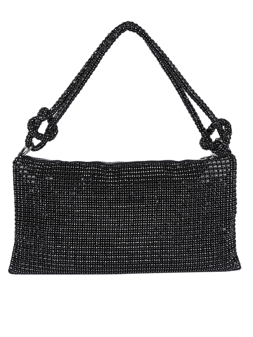 Cristina Black Clutch