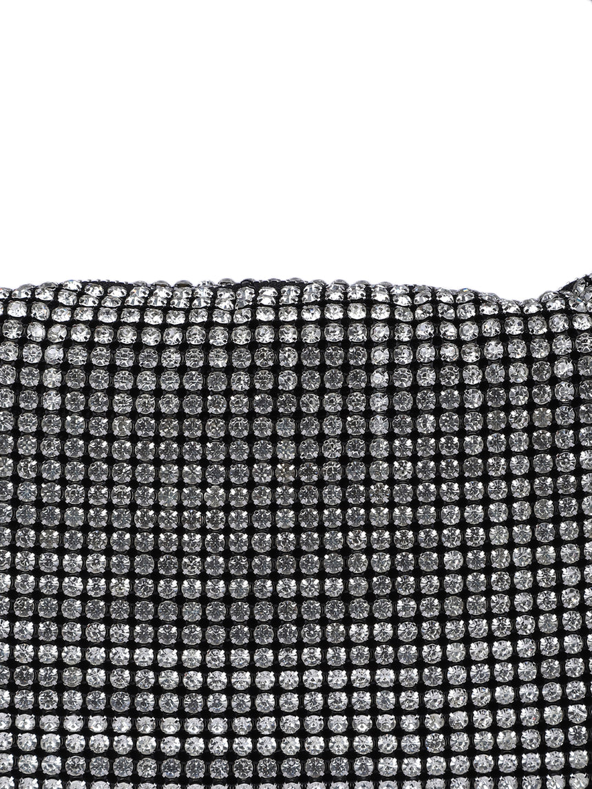 Cristina Silver Clutch