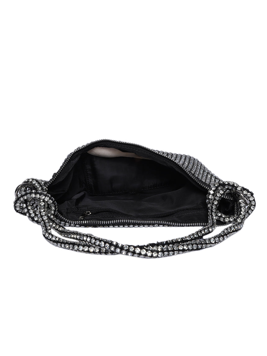 Cristina Silver Clutch