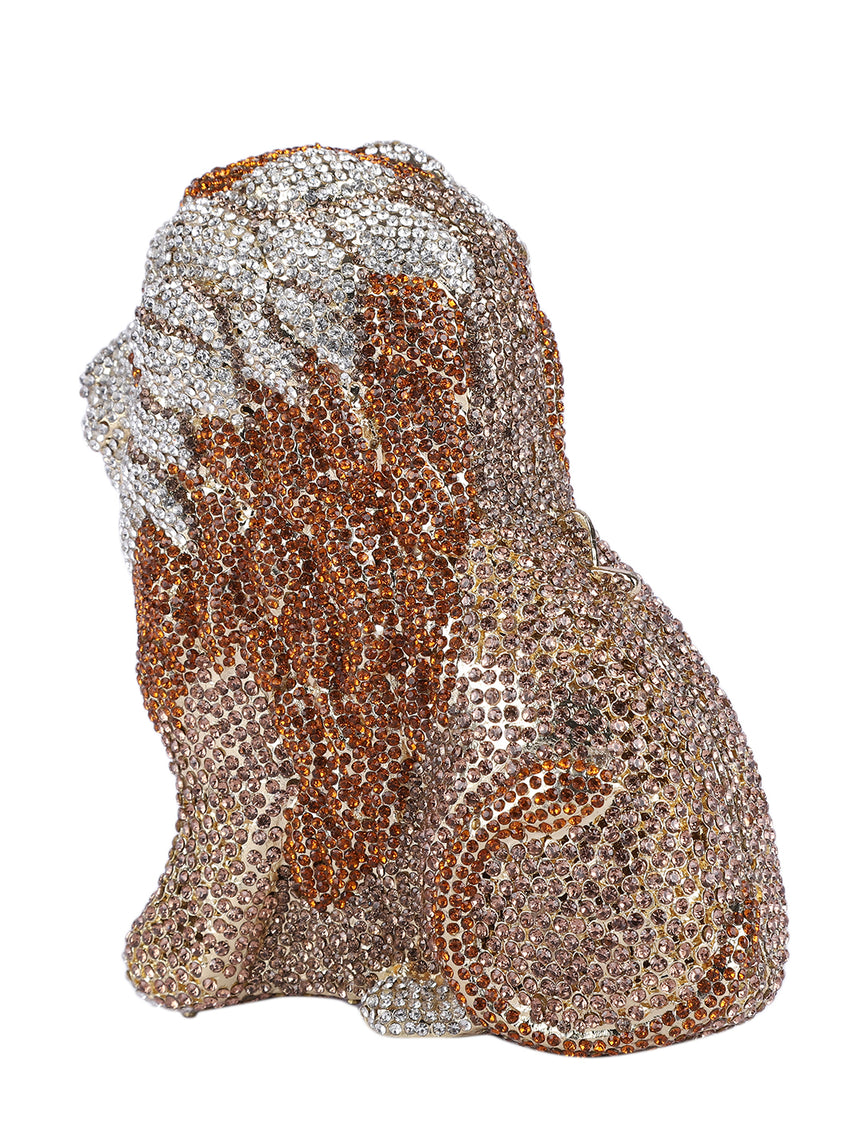 Lion Dainty Multicolour Clutch