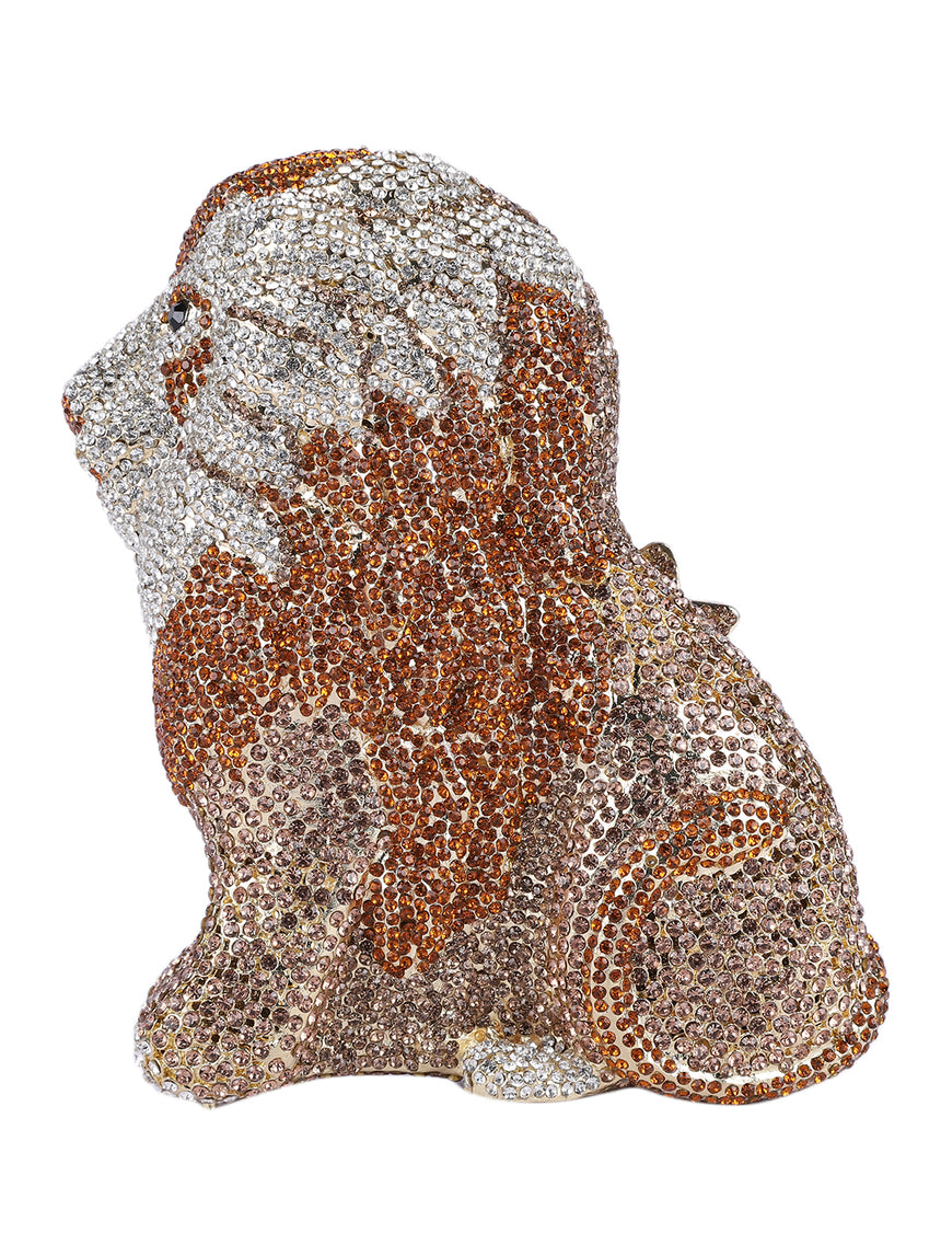 Lion Dainty Multicolour Clutch