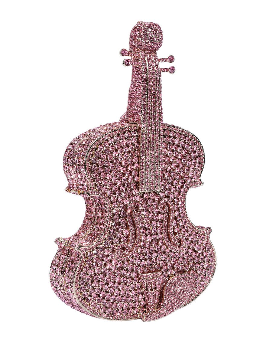 Guitar Rose Gold Clutch