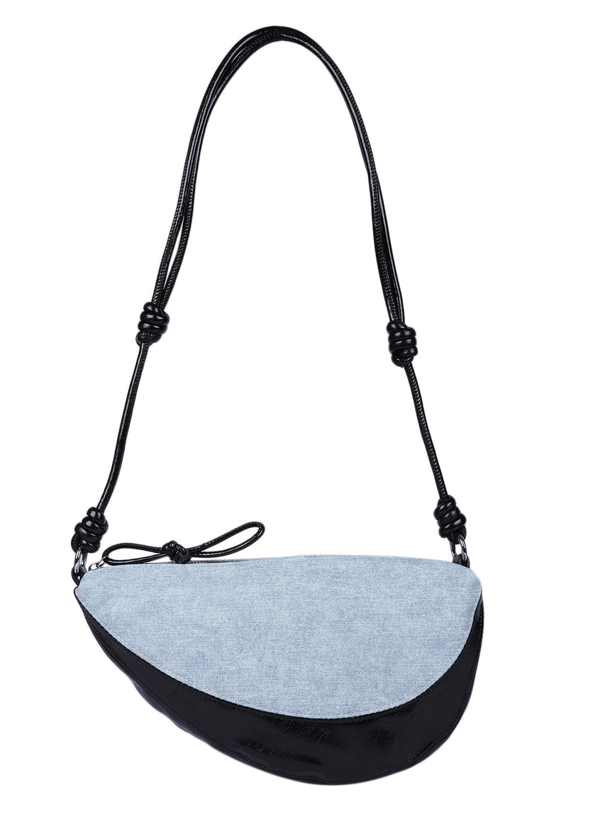 Rome Denim Black Bag