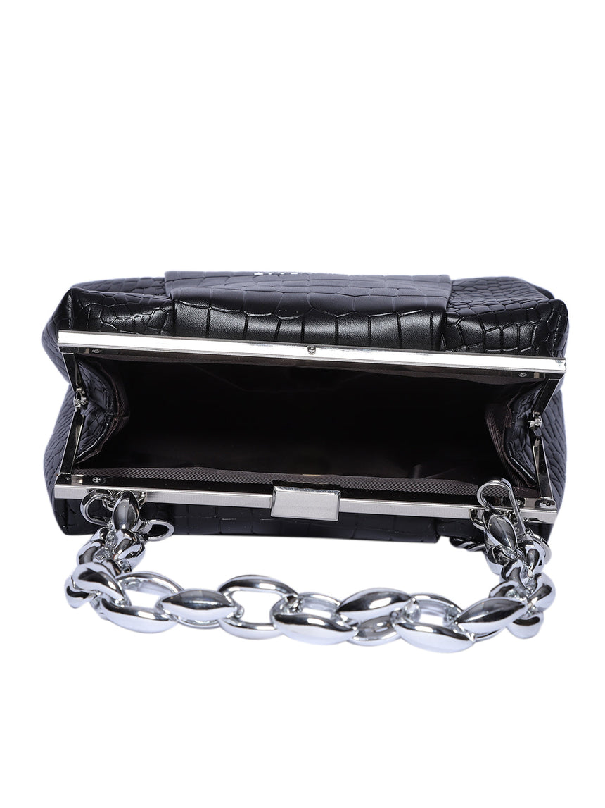 Clutch Black Sling Bag