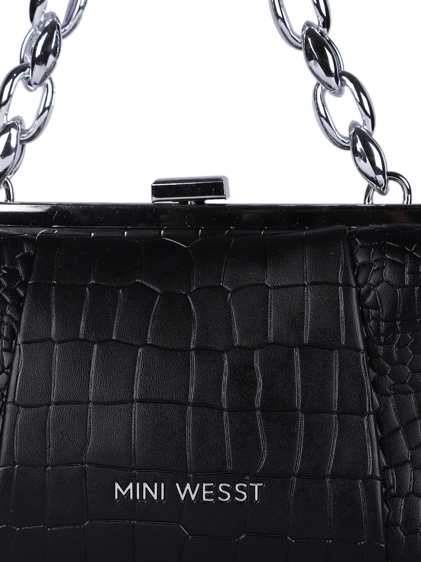 Clutch Black Sling Bag