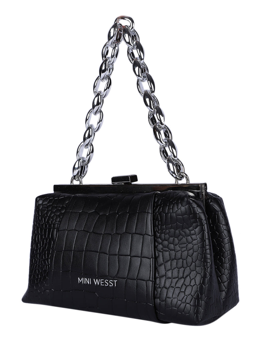 Clutch Black Sling Bag