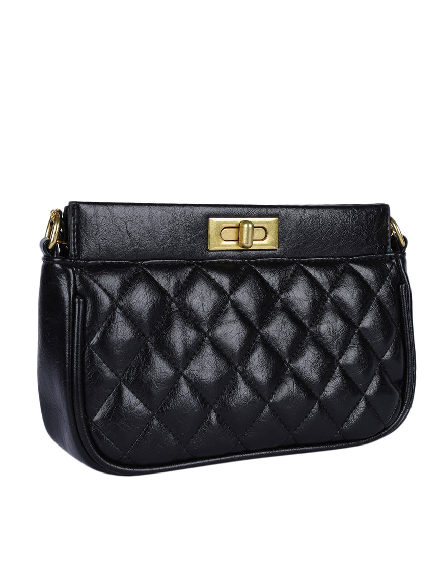 Juliet Black Sling Bag
