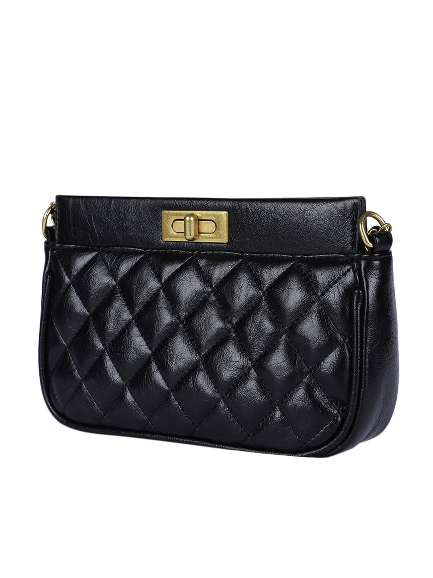 Juliet Black Sling Bag