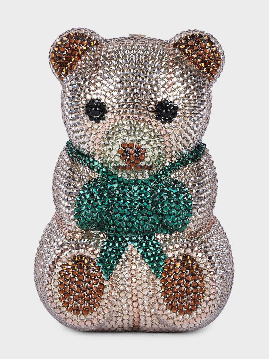Teddy Multicolor Clutch