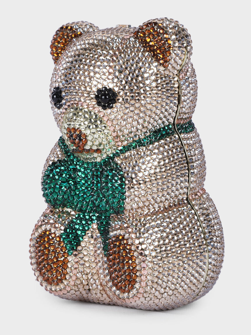 Teddy Multicolor Clutch