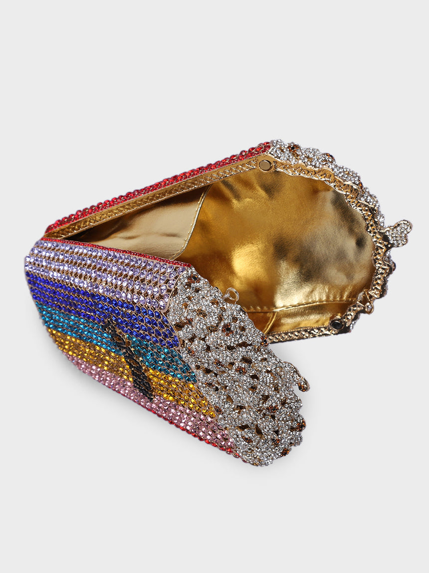 Popcorn Multicolor Clutch