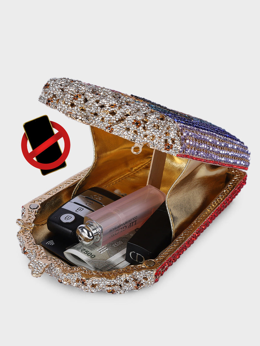 Popcorn Multicolor Clutch